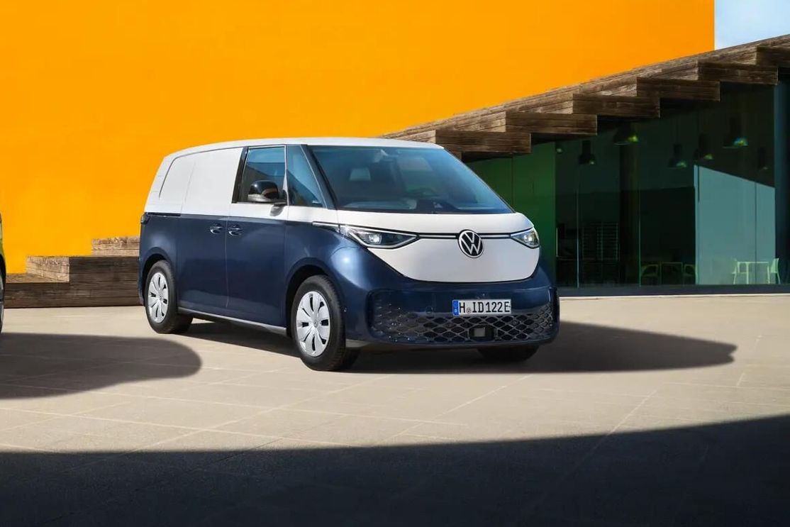 2 ID. Buzzes in front of an orange wall